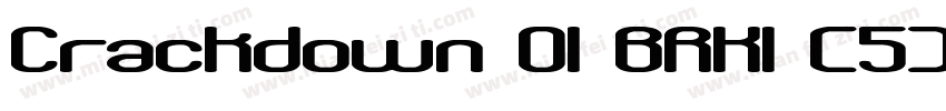 Crackdown O1 BRK1 (5)字体转换
